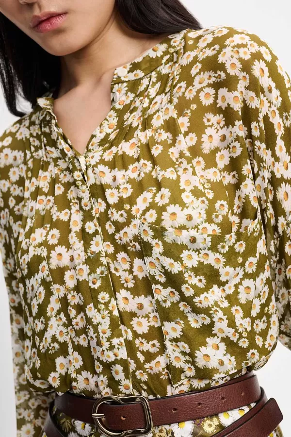 New Blooming Meadow Blouse Frauen Blusen