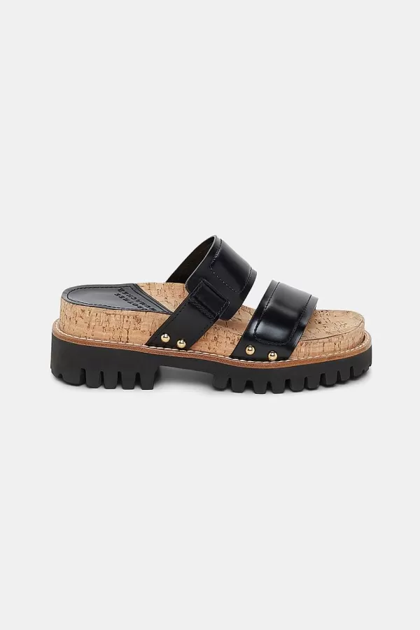 Online Cork Contrast Sporty Sandal Schuhe