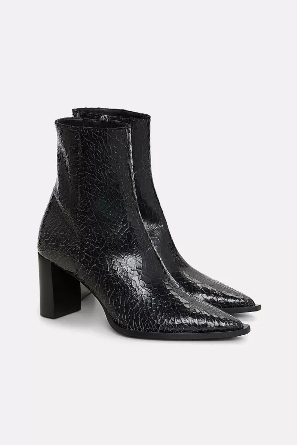 Cheap Crackle Edginess Bootie Schuhe