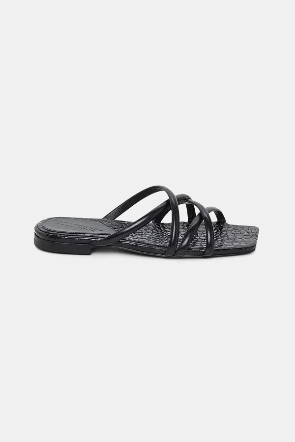 Flash Sale Exotic Shine Flat Sandal Schuhe