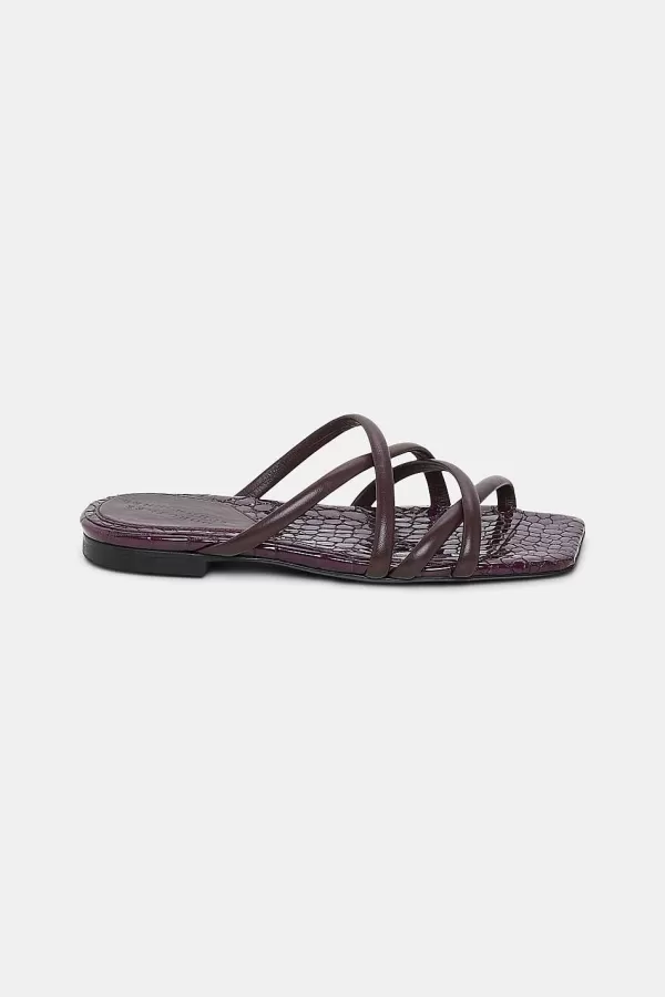 Flash Sale Exotic Shine Flat Sandal Schuhe