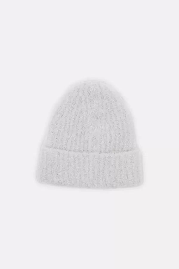 Hot Fluffy Touch Cap Frauen Strick