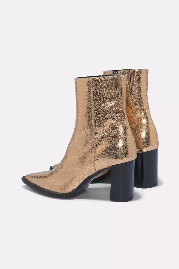 Outlet Metallic Chic Bootie Schuhe